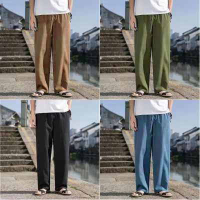 4 Pcs Combo Remi Cotton Trouser for Men (Brown, Olive, Black, Sky)