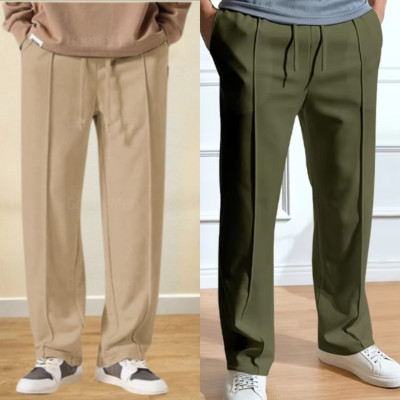 2 pcs Formal Pant Cutting Trouser For Men