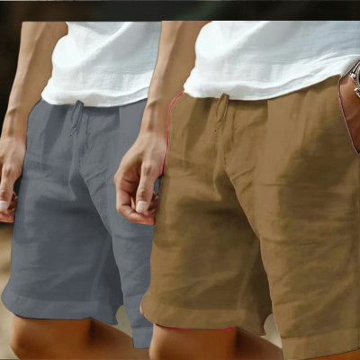 2 Pcs Combo Summer Comfortable REMI Cotton Shorts