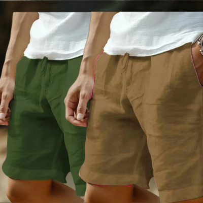 2 Pcs Combo Summer Comfortable REMI Cotton Shorts