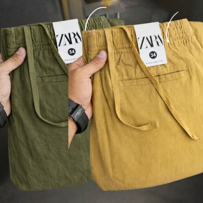 2 Pcs combo Most Demandable cotton trouser for Men (Olive & Brown)