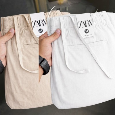 2 Pcs combo Most Demandable cotton trouser for Men (Biscuit & White)