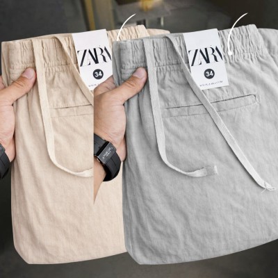 2 Pcs combo Most Demandable cotton trouser for Men (Biscuit & Ash)