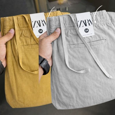 2 Pcs combo Most Demandable cotton trouser for Men (Brown & Ash)