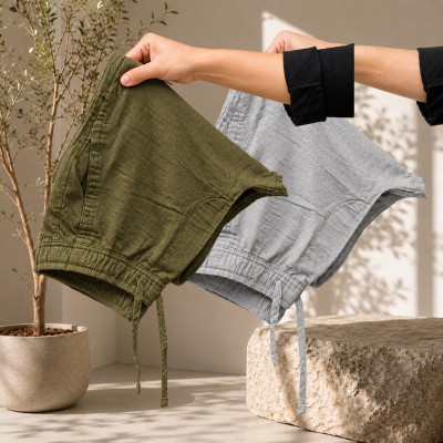 2 Pcs combo Most Demandable cotton trouser for Men (Olive & Ash)