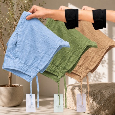 3 Pcs combo Most Demandable cotton trouser for Men (Sky, Olive & Brown)